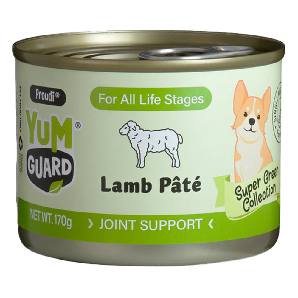Yumguard Joint Support Lamb Pate for All Life Stages Wet Canned Dog Food for Food Supplies